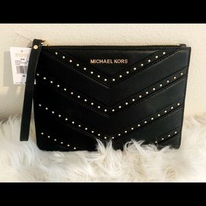 Michael Kors leather clutch/Wristlet NWT